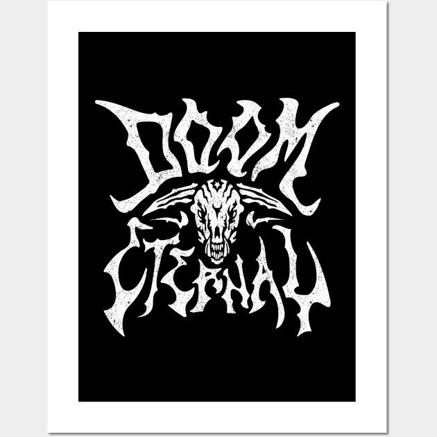 Eternal Slay - Front & Back Print Wall Art by demonigote